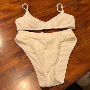 Aerie white bikini swimsuit